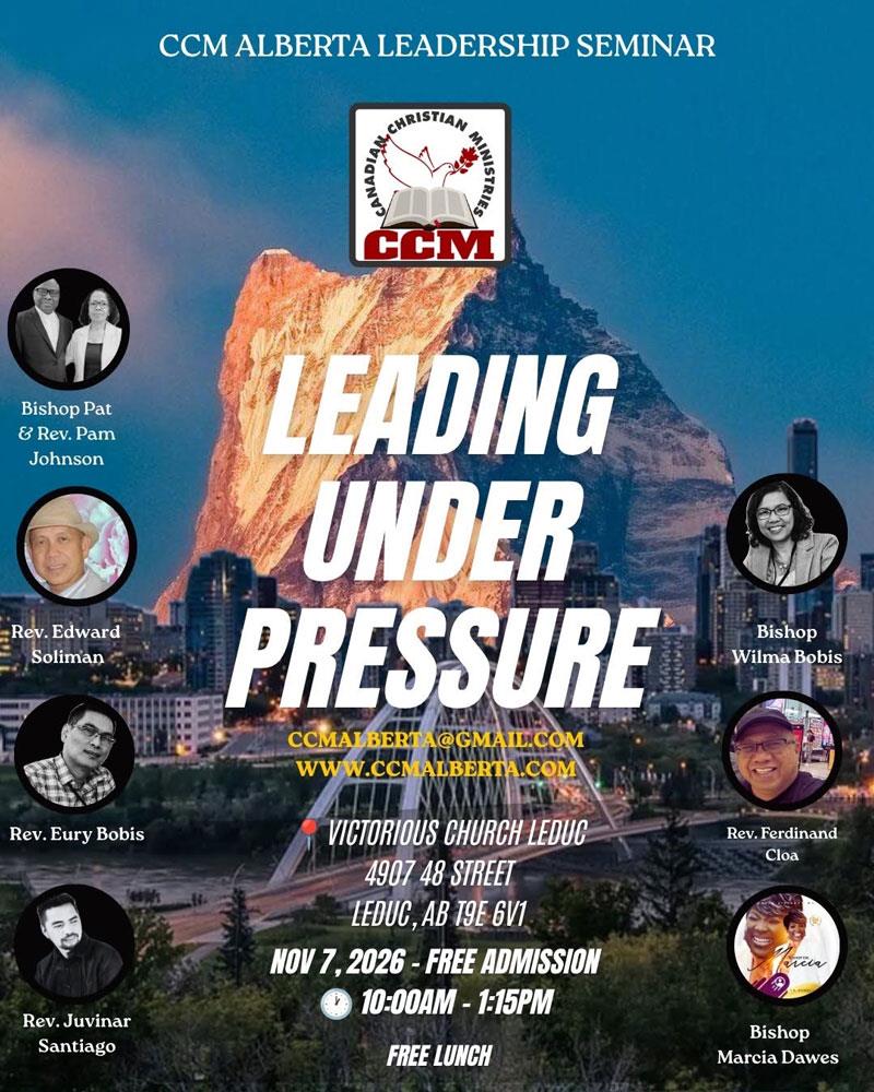 CCM Alberta Leadership Seminar 2026 "Leader Under Pressure"